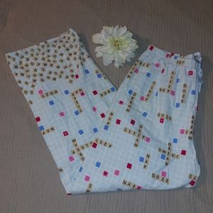 SCRABBLE pajama pants XL